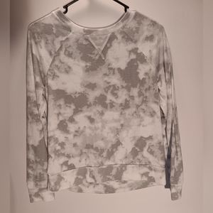 Tie dye pullover sweatshirt